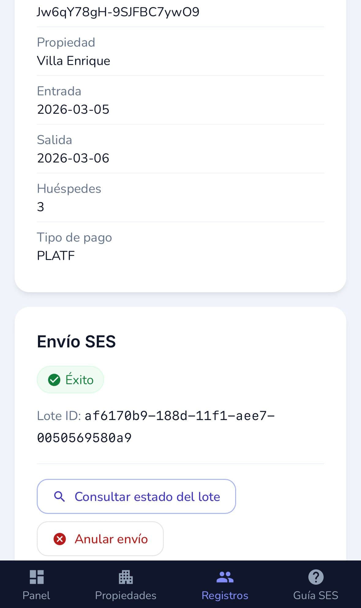 Full control over SES submissions